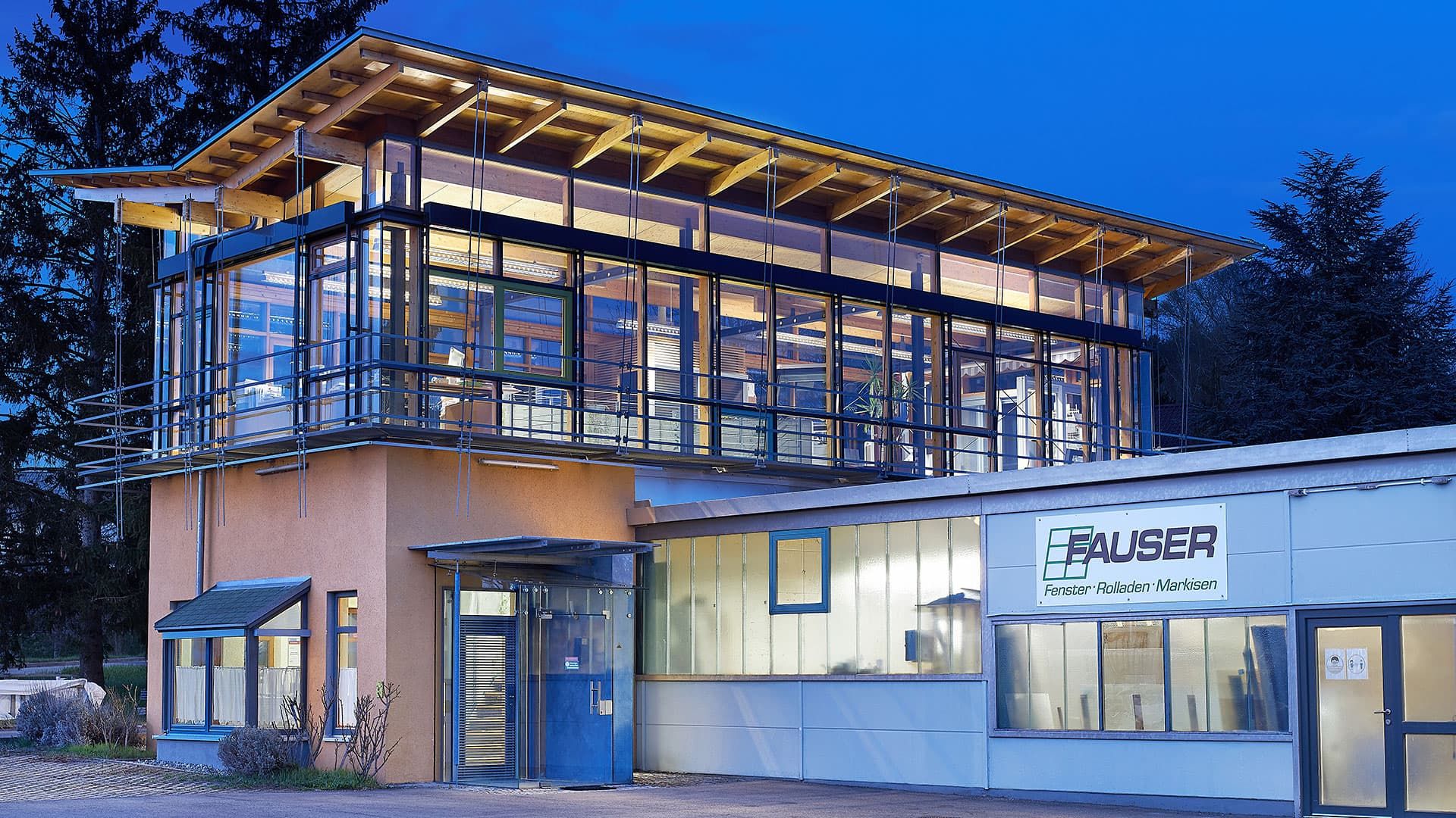 Fauser Fensterbau Firmengebäude